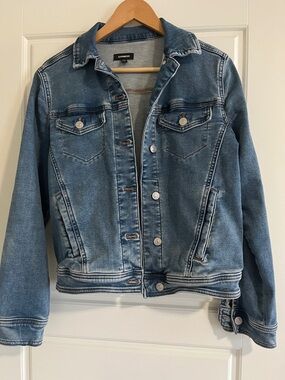 Express Light Blue Faded Denim Jacket